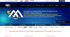 Desktop Screenshot of mef.net